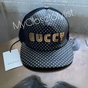 Gucci | Accessories | Gucci Authentic Guccy Gold Black Hat  display picture 2